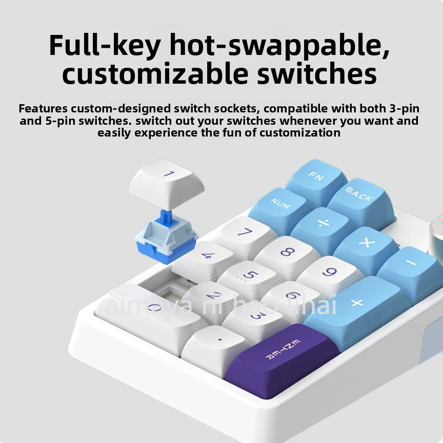 Esports Gamer - Clavier mécanique sans fil Bluetooth Kzzi