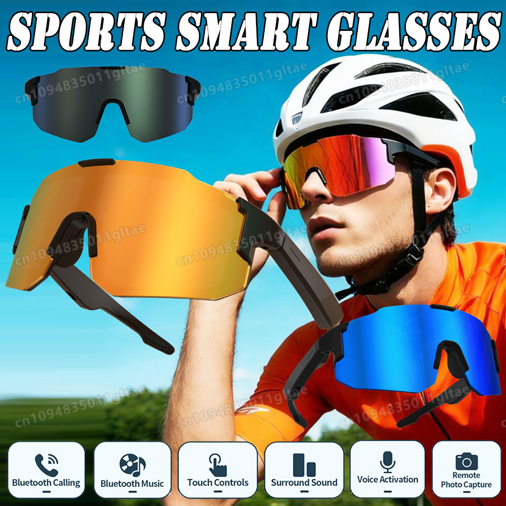 Esports Gamer - Lunettes de vélo intelligentes avec caméra,