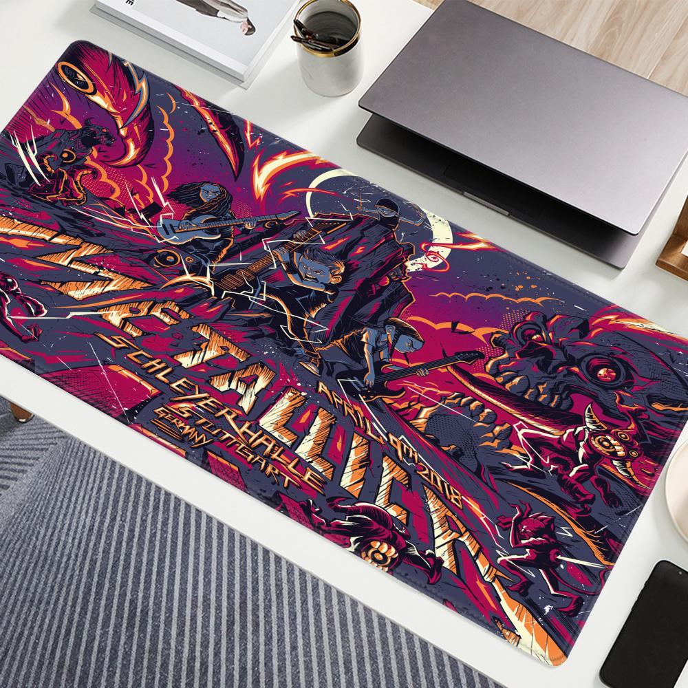 Esports Gaming Stocks - Tapis de souris M-Metallicaes 90x40CM, antidérapant,