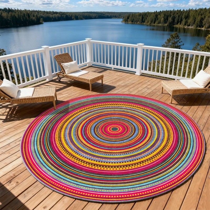 Esports Gaming Hotel - Tapis de jeu rond pour manette