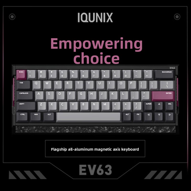 IQUNIX EV63 clavier à axe magn - Esports Gaming Zone avis et prix