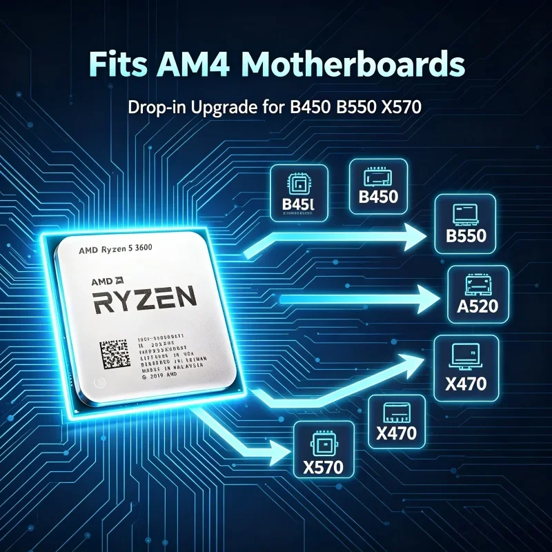 Processeur AMD R5 3600 7nm Tra - Esports Gaming Competition avis et prix
