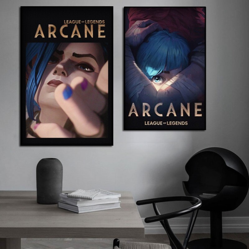 Affiche Arcane Jinx Close-Up,  - Esports Gaming Stocks avis et prix