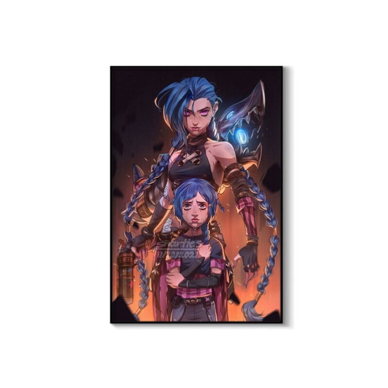 Affiche Arcane Jinx Close-Up,  - Esports Gaming Stocks avis et prix