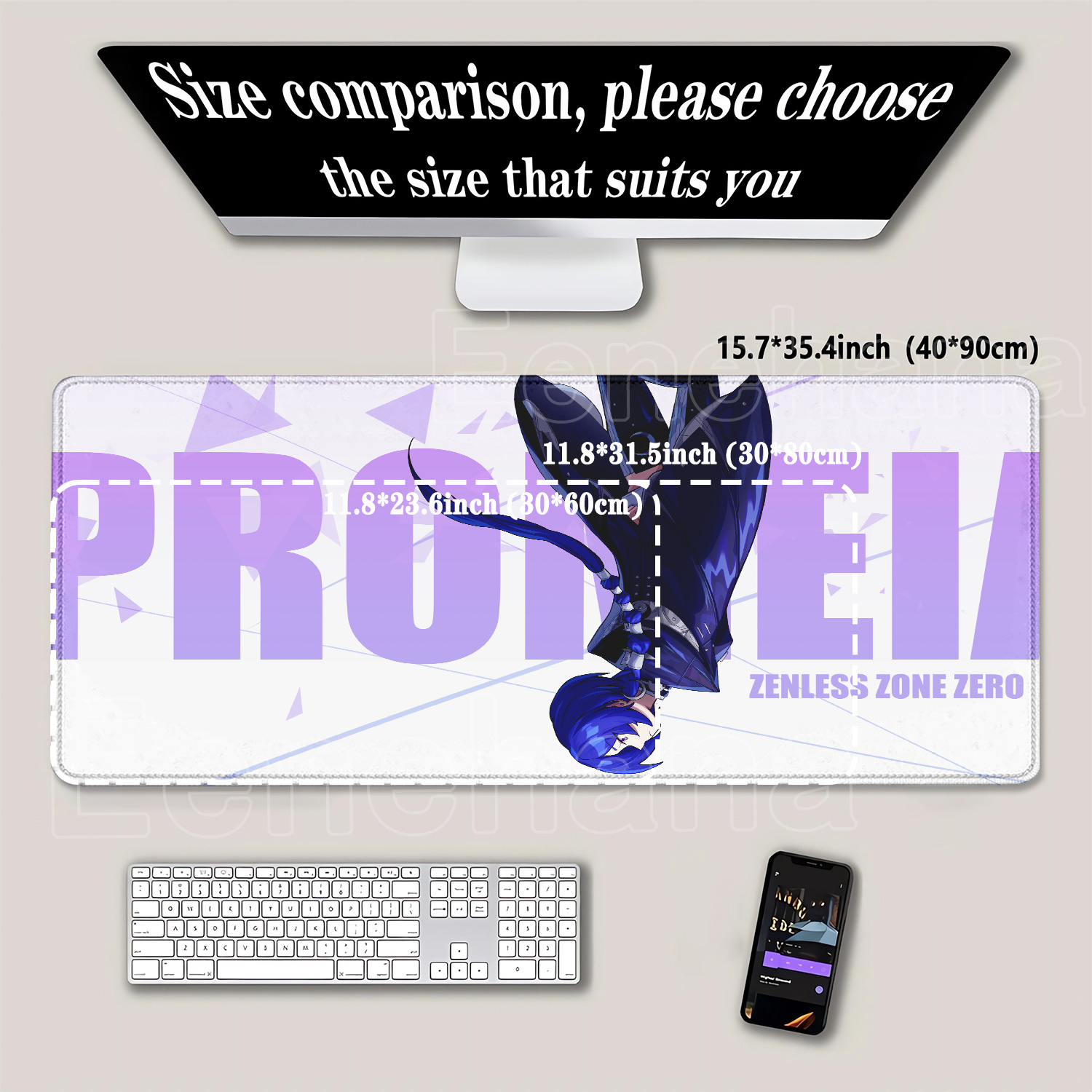 Tapis de souris Anime Girl Pro - Esports Gaming Zone avis et prix